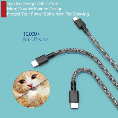 90W Universal USB-C Laptop Charger – Fast Charging AC Adapter with Braided Cable