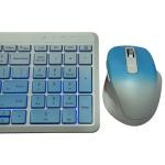 Premium Multi-Device Wireless Keyboard & Ergonomic Mouse Combo | Bluetooth, 2.4G Mac/Windows